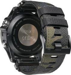 QuickFit 22 mm 26 mm Nylonarmband für Garmin Fenix 7 7X 6X Pro/Epix Pro Gen 2 51 mm 47 mm/Fenix6 5Plus 5XPlus geflochtenes Armband