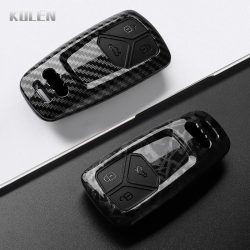 ABS Carbon Faser Auto Schlüssel Fall Abdeckung Für Audi A4 B9 A5 A6 8S 8W Q5 Q7 4M S4 S5 S7 TT TTS TFSI RS Schutz Shell Fob Zubehör