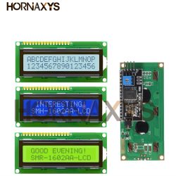 LCD1602+I2C Modul Blau / Gelbgrün Bildschirm 16x2 Zeichen LCD-Anzeige PCF8574T PCF8574 IIC I2C Schnittstelle 5V