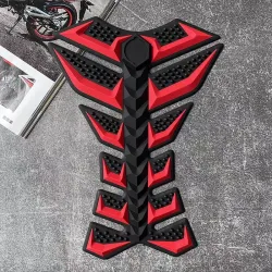 Universal Kraftstoff Tank Aufkleber für Motorrad Tank Pad 3D Fisch Knochen Matte Öl Gas Tank Motorrad Abdeckung Aufkleber Dekoration
