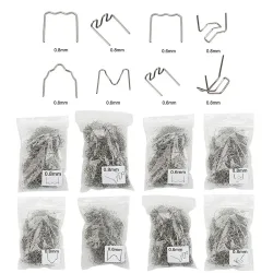 100PCS Automotive Kunststoff Reparatur Schweißen Nagel Standard Vorgeschnittene Welle Heftklammern Bump Karosserie Reparaturen Maschine Schweißen Heißer Hefter ~