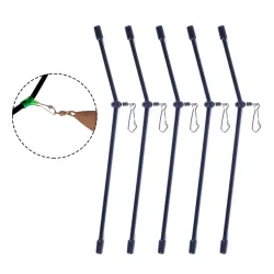 5 stücke Angeln Anti-Tangle Feeder Boom Anti Tangle Booms Mit Snaps Rohr Balance Connector Tackle Anti Tangle