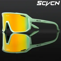 SCVCN Cycl Brille Photochrome Radfahren Sonnenbrille Männer UV400 Brillen Sport MTB Outdoor Brille Fahrrad Brille Frauen Sonnenbrille