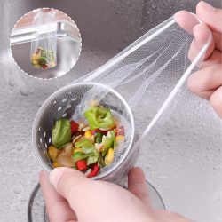 500Pcs Einweg Waschbecken Filter Mesh Taschen Küche Waschbecken Sieb Ablauf Loch Anti-blocking Müll Tasche Reinigung Siebe Net