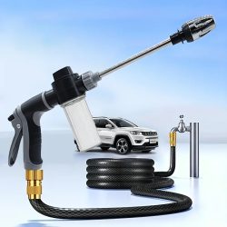 Hochdruck-Wasserpistole zum Autowaschen, externe Reinigung von Wohnmobilen, Schaumstoff-Wasserkocher-Reinigung, Garten-Wasserschlauchdüse, Gartendusche,