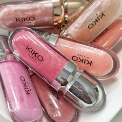 Original Kiko 3D Spiegel-Lipgloss Wasserfest Nicht Verblassend und Nicht Klebend Sanfte Bohnenpaste-Farbe Fein Glänzend Punktcharme Rot