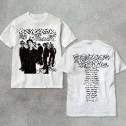 Lngshot 4shoboiz Serenades & Body Rolls Jay Park 2026 World Tour T-Shirt Baumwolle Herren Damen Y2k Oversized T-Shirt Casual Tee