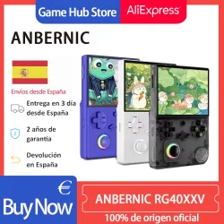 ANBERNIC RG40XXV 64-Bit Linux Retro tragbare Gaming-Konsole, 4,0-Zoll-IPS-Bildschirm, unterstützt 5G WiFi, Bluetooth, HD-Ausgang