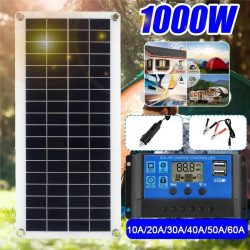 1000 W Solarpanel 12 V Solarzelle 10 A-100 A Controller Solarpanel für Telefon RV Auto MP3 PAD Ladegerät Outdoor Batterie Versorgung