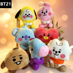 Heiß begehrtes B-T-21 Plüschtier Tata Koay Shooky Mang Cooky Cartoon-Tier-Rucksack Schlüsselanhänger Handy-Anhänger Büro-Spielzeug Freundesgeschenk