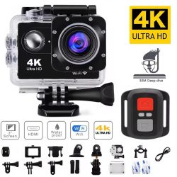 4K Action Kamera 1080P/30FPS WiFi 2,0 