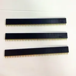 10 Stück 2,54mm Rastermaß 40-polige Gerade Buchsenleiste Einreihige Stiftleiste PCB-Verbinder