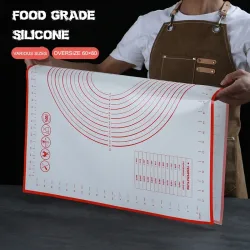Oversize 80/70/60 cm Silikon Back Matte Gebäck Rollen Kneten Pad Küche Crepes Pizza Teig Antihaft-pfanne Gebäck matte