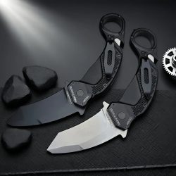 EXTREMA RATIO - Multifunktionales Klappmesser aus N690-Stahl, geeignet für Camping und Bergsteigen, mit Seilschneider.
