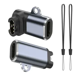 Typ-C-Ladeadapter für Garmin Fenix 7 6 6X 5S 5X Plus/Instinct 2/Venu 2/Vivoactive 4 3/Forerunner 965 955 945 935 Konverter