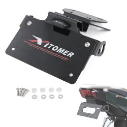 Kennzeichenhalter mit LED-Beleuchtung für Motorrad-Heckaufbau 800X Pro 800X Rally / Super Adventure für KOVE