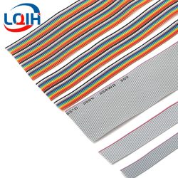 1/3/5Meter 6/8/10/16/18/20/26/34/40P 1,27mm Pitch Farbe Grau Flachbandkabel Regenbogen DuPont Draht für IDC 2,54mm FC Stecker