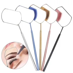 Wimpernspiegel Pfropfen Wimpernvergrößerung Schönheit langer Griff zum Überprüfen falscher Wimpernverlängerung Make-up-Tools Spiegellieferant