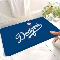 Los Angeles D-Dodgers Eingangstürmatte, waschbar, rutschfest, für Wohnzimmer, Sofa, Stühle, Küchenbereich, Willkommens-Fußmatte