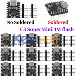 1-10 Stück/ESP32 C3 Entwicklungsboard-Module Mini WLAN BT Bluetooth Modul Prozessor RISC-V ESP32-C3 SuperMini 4M Flash Type-C