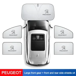 Auto UV-Schutz Privatsphäre Vorne Hinten Seite Windschutzscheibe Fenster Sonnenschirm Für Peugeot 206 307 308 3008 207 208 407 508 2008 5008 107