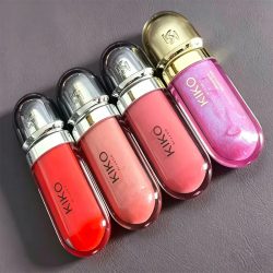 Modemarke Kiko 3D Mirror Lip Glaze, wasserfest, nicht verblassend und nicht klebend, langanhaltender, feuchtigkeitsspendender Lipgloss, natürliches Make-up