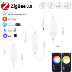 Zigbee 3.0 Smart LED Controller DC5V 12V 24V Dimmer Einfarbig CCT RGB RGBW RGBCCT LED Streifen für Tuya Alexa SmartThings 2mqtt