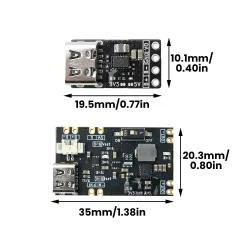 Leistungssteuermodul mit Lithium-Batterie-Ladefunktion und 3,3V/5V Ausgang für STM32 ESP32 USV Unterbrechungsfreie Stromversorgung