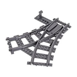 Stadtzüge, flexible Schienen, gegabelte, gerade, gebogene, weiche Schienen, Schienenschalter, Baustein, Ziegel, Kinder, DIY, High-Tech, kreatives Spielzeug