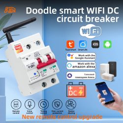 Tuya Smart WiFi DC-Schutzschalter 10V-100V Kabellose Fernbedienung mit Alexa, Google Assistant, Yandex Alice für Smart Home