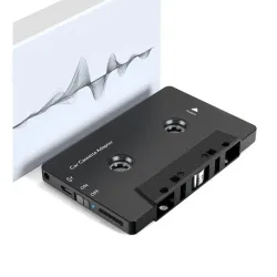 Kassetten-Bluetooth-Adapter für Auto, Bluetooth 5.1-Kassettenadapter, Car Audio Bluetooth Wireless Cassette Receiver