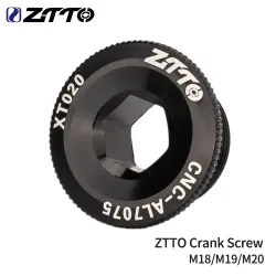 Ztto fahrrad kurbel garnitur aluminiums ch raube kurbel arm schraube kappe 5 farbe m20 m19 m18 universal für mtb rennrad m6000 105