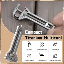 Mini-Schraubenschlüssel, EDC-Multitool, Multitool im Taschenformat, geeignet für Camping im Freien, kann als Flaschenöffner und andere kleine Werkzeuge verwendet werden