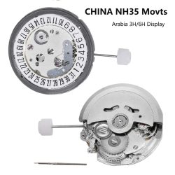 China NH35 Uhrwerk ersetzt das japanische NH35 Automatik-Uhrwerk mit Datumsanzeige bei 3H/6H Uhr, Kalender, Uhrmacher-Reparaturwerkzeug