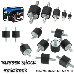 8/4Pcs Anti Vibration Silentblock Boot Auto Spule Gummi Halterungen Männliche Werkzeuge M3 M4 M5 M6 M8 m10 Gummi Puffer Halterungen Schock Dämpfer
