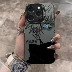 Toji Satoru Gojo Coole Harte Handyhülle für iPhone 17 16 15 14 13 12 11 Pro Max Plus 17 Air 16E X XR XS Max Stoßfeste Rückabdeckung