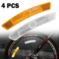 4 stücke Fahrradsp eichen reflektor 25*20mm Stahl fester Regen Sonnenschutz Fahrrad teile für Mountainbike Outdoor-Reit zubehör