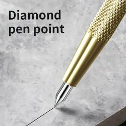 2/5 Stück Titanstift mit Diamantspitze, Präzisions-Metallbearbeitungs- und Holzbearbeitungswerkzeuge zum Schneiden von Glas, Fliesen, Metall und Holz