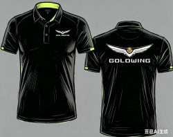 Schnell Trocknende Motorrad Gold Wing 1500 1800 Poloshirts GoldWing Golf Trikot Atmungsaktive Sport-Poloshirts in 8 Farben