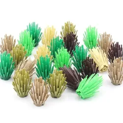 10 Teile/satz Mini Bush Baum Anlage Büsche Gras Strauch DIY Stadt Bausteine Militär Waffe MOC Zubehör DIY Arme Spielzeug für Jungen