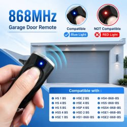 868MHz Handheld-Sender Klon HSE4-868-BS Kompatibel mit Original HSE1 868 BS Bisecur Command HSE2 HS1 HS4 868 BS Fernbedienung