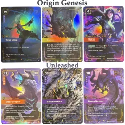 Runes Riftbound OGN Origin Genesis UNL Unleashed KaiSa Elder Dragon Sammelbare Alt-Art-Showcase Exklusive Holo-Folie Proxy-Karte