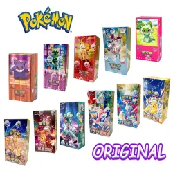 Original Pokémon Scarlet Violet Gem Pack Vol6 Thin Box TCG Sammelkarten Vereinfachte Chinesische Version Spielzeug Geschenk