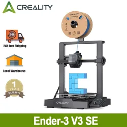Creality Ender-3 V3 SE 3D-Drucker, sorgenfreier Sprite-Extruder mit automatischer Nivellierung, Dual-Z-Achse, PC-Federstahl, 250 mm/s, schneller Druck