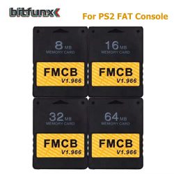 Bitfunx Free McBoot V1.966 8 MB/16 MB/32 MB/64 MB Speicherkarte für PS2 Fat Console