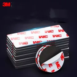 3M starkes, doppelseitiges Schaumstoffklebeband, quadratisch/rund, hochviskoses, wandspezifisches, dickes EVA-Schaumklebeband, wasserdicht, spurlos