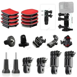 Schnellverschluss-Stativadapter 1/4-Zoll-Schraube Universal-Basis-Kit für GoPro Insta360 DJI Action AKASO SJCAM Kamera-Zubehör