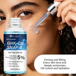 SUYARUN Anti-Aging Peptid-Serum |   GHK-Cu & SNAP-8 Formel für Tag- und Nachtstraffungsbehandlung.