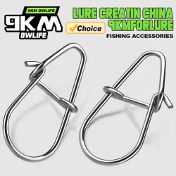 Angeln Snaps 50 ~ 200Pcs Angeln Clips Schnelle Crankbait Snaps Angeln Lockt Anschlüsse Salzwasser Angeln Duo Lock Locken edelstahl