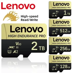 Lenovo SD-Speicherkarte 2TB 1TB Klasse 10 Hochgeschwindigkeits-Micro-TF-Karte 1TB 512GB für Nintendo Switch PC Smartphone SD-Karte 128GB 256GB